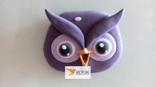 Make a Super Light and Cute Owl Using Clay