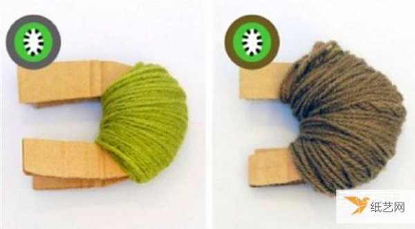 Tutorial on how to use wool to make personalized kiwi trinkets