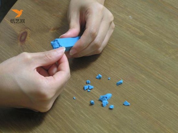 Creative small production: ultra-light clay transformed into DIY eraser