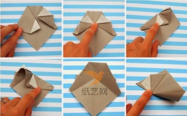 Fun origami DIY tutorial for handmade origami faces