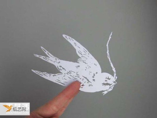 It’s not just a hobby, it’s a job. The exquisite paper-cut works made by Sam