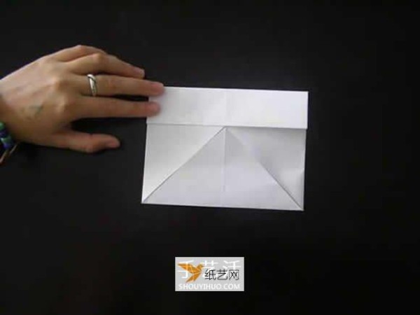 Illustration of folding method of paper square box with lid