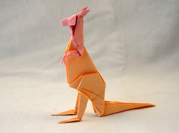 Origami Encyclopedia - Origami Kangaroo Handmade Tutorial