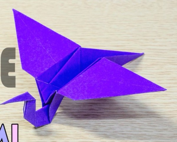 How to fold a different origami paper crane