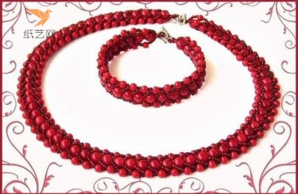 Beading Tutorial: A Tutorial on Making Retro Beaded Necklace and Bracelet with Dendrobium Beads