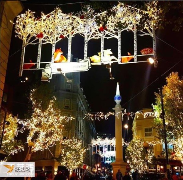 The glittering streets of London during Christmas are like a fantasy land full of surprises