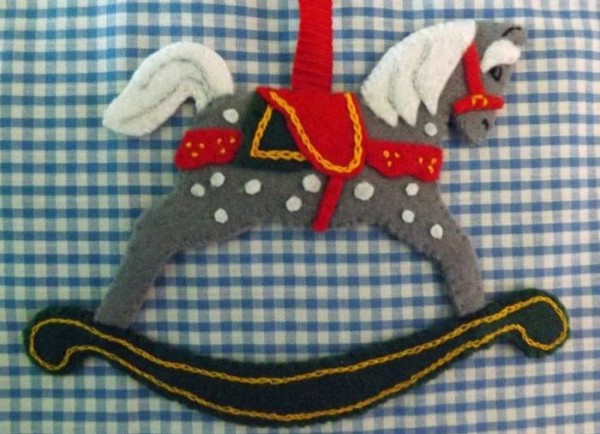 Cute non-woven pony Christmas decoration DIY tutorial