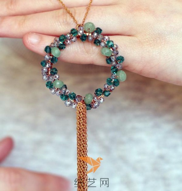 Beautiful Beaded Braided Necklace Tutorial