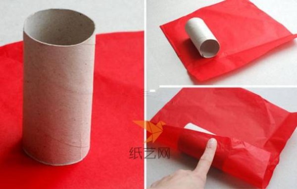 Small decoration tutorial made from waste toilet paper tubes