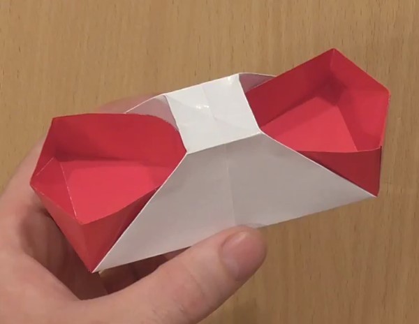 Origami making tutorial for cute origami small box storage box