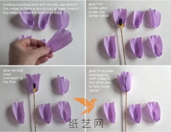 Paper art tulip making tutorial paper art tutorial