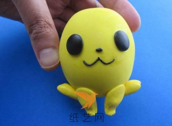 Tutorial on making cute Pikachu with super light clay