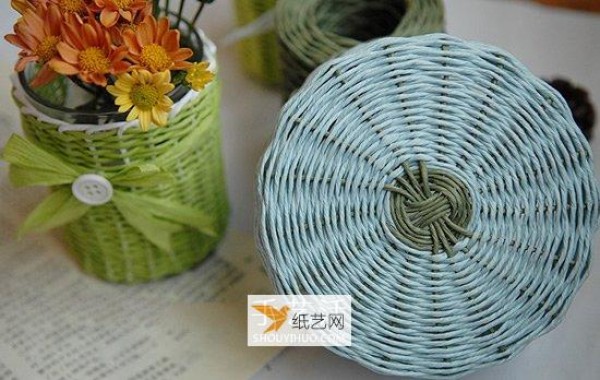 How to make beautiful paper rattan handicrafts