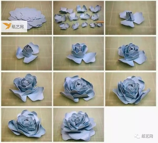 26 large paper flower tutorial templates are here!