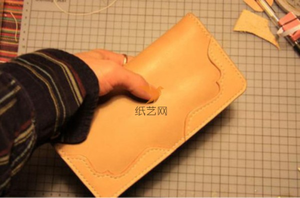 Exquisite handmade wallet making tutorial