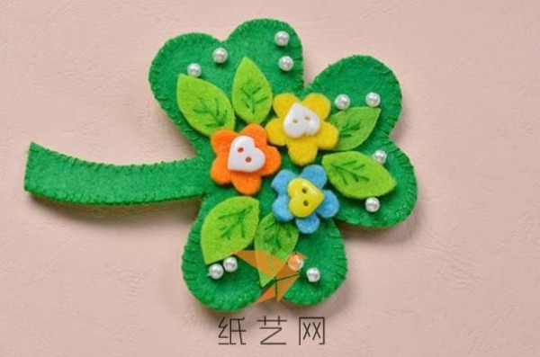 Beautiful little flower clover decoration making tutorial