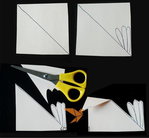 Simple and cute handmade paper bird making tutorial for children