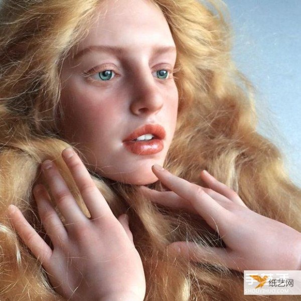 A horrifyingly realistic handmade doll depicts your inner fear of dolls