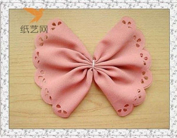 Fabric tutorial Korean version sweet style fabric bow making tutorial