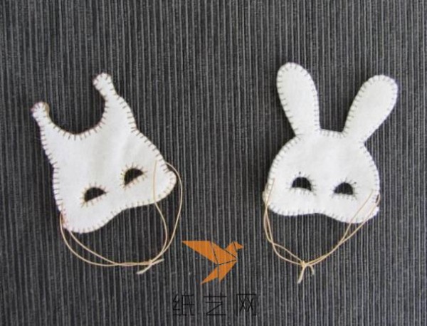 Tutorial on making small animal masks for Christmas gifts