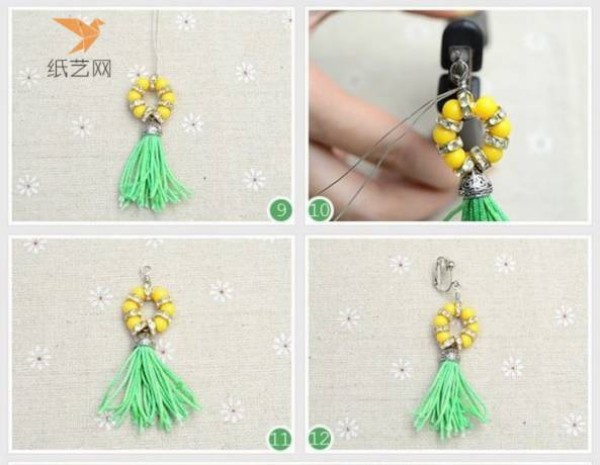 Beading Tutorial Green Window Youmeng Beaded Earrings Making Tutorial