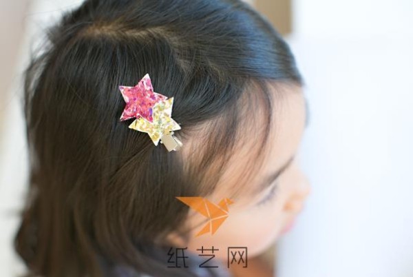 Simple and beautiful handmade star hairpin tutorial