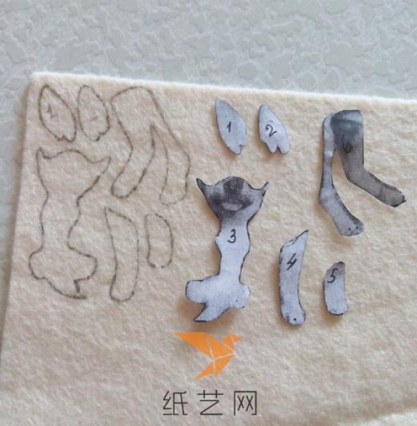 Tutorial on making cute dog refrigerator magnets for New Year’s gift