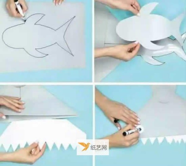 How to make a cute shark hat