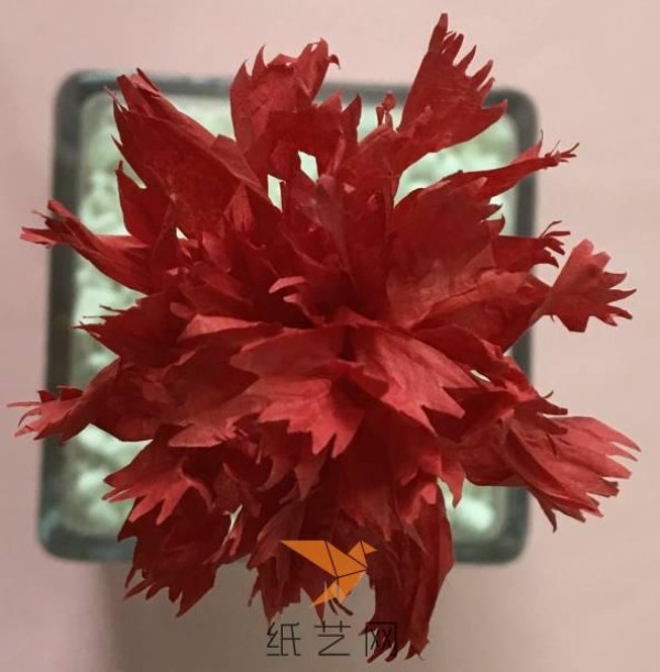 paper art carnation