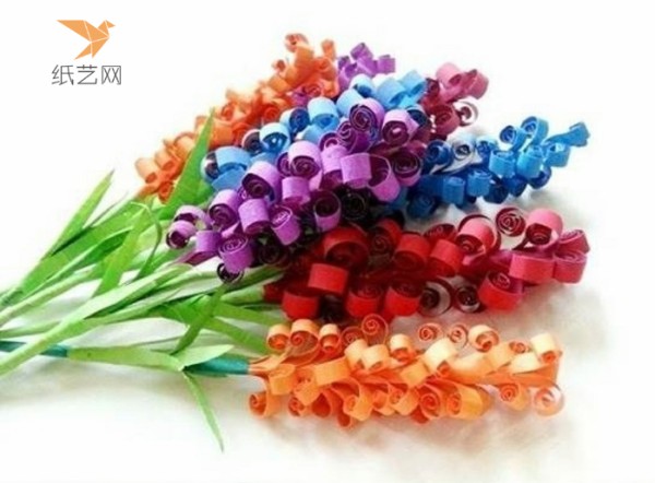 Paper art tutorial. Paper art. Different colors represent different flower meanings. Tutorial on making hyacinths.