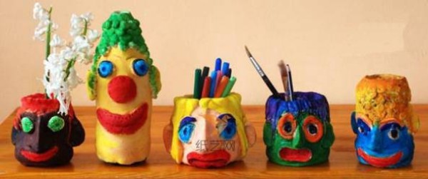 Tutorial on super cute monster pen holder made from super light clay