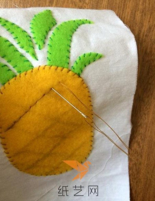 Cute pineapple pattern bag making tutorial