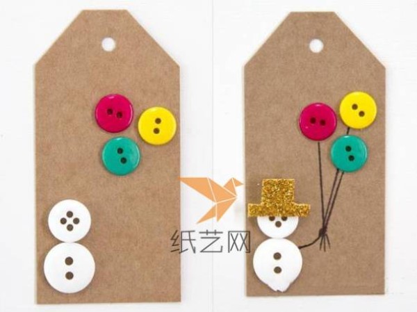 Cute handmade Christmas gift wrapping decorative card DIY tutorial