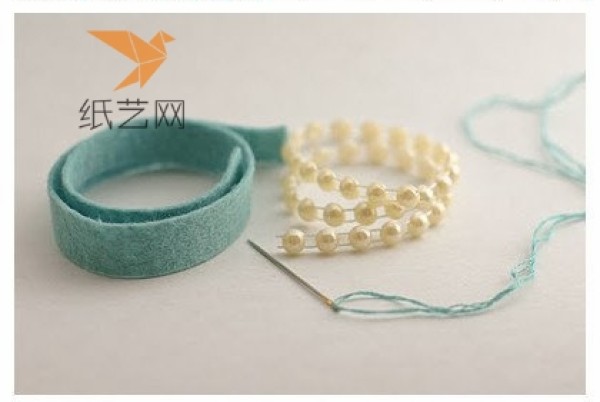 Nonwoven Tutorial Aesthetic and Romantic Nonwoven Pearl Decorated Bracelet Making Tutorial