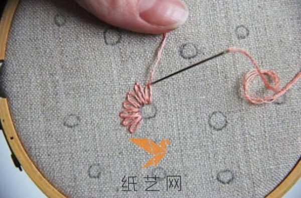 Small flower embroidery decoration for Teachers Day gift