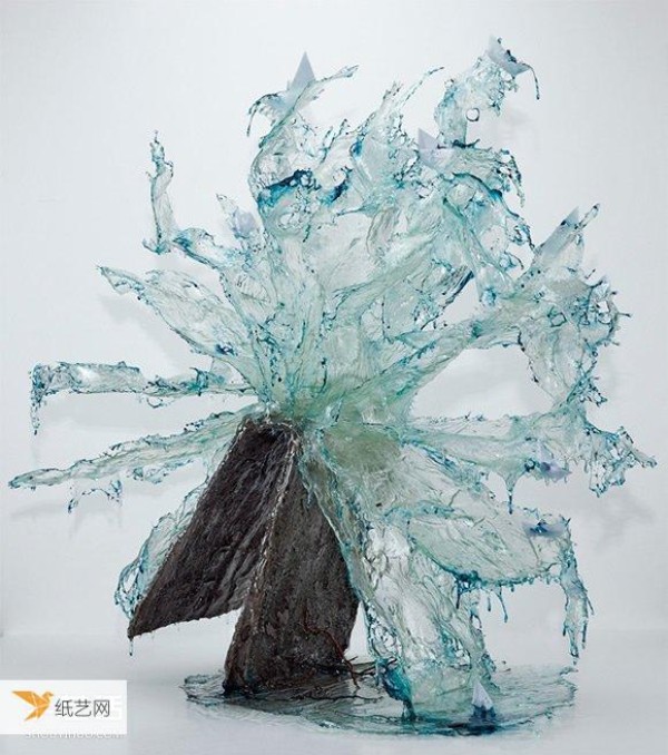 Very creative resin sculpture works: the vitality that condenses instantly after splashing