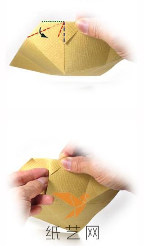 Simple origami box storage box essential tutorial for New Year storage