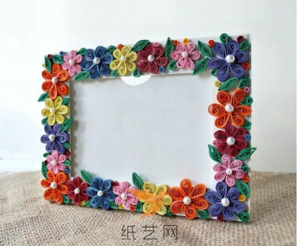 Super beautiful handmade paper photo frame making tutorial