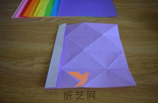 Making colorful origami fireworks