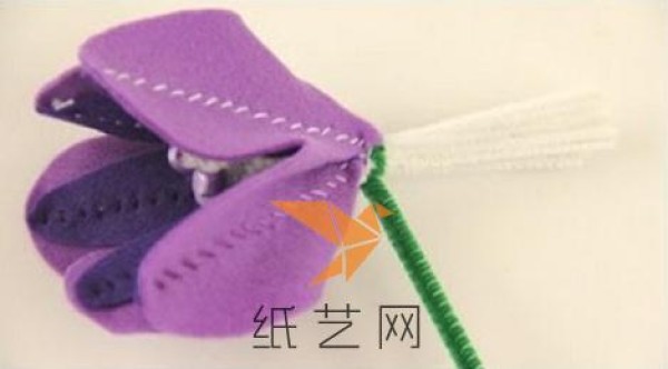 Beautiful non-woven lily making tutorial