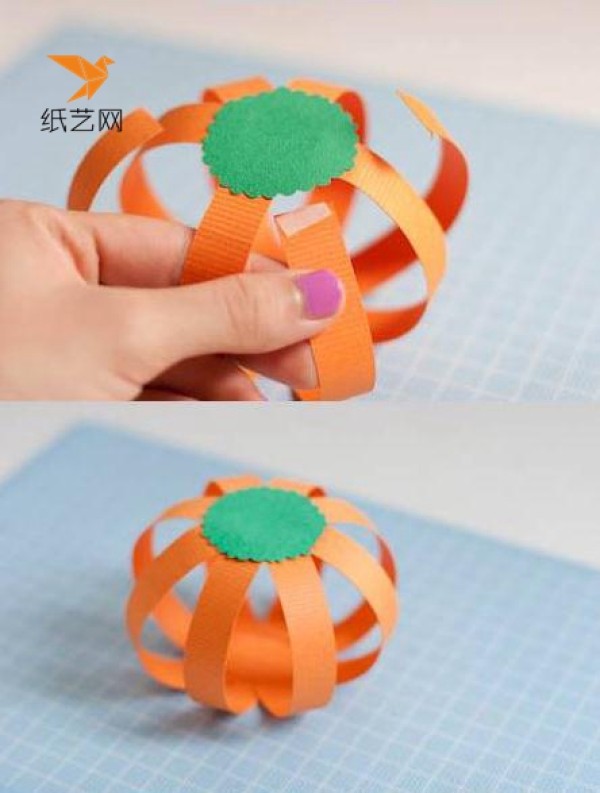 Cute Halloween Pumpkin Handmade Tutorial for Children