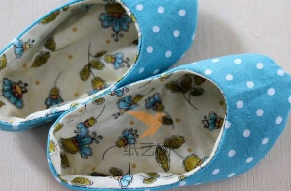 Patchwork baby cloth shoes Handmade baby cloth shoes