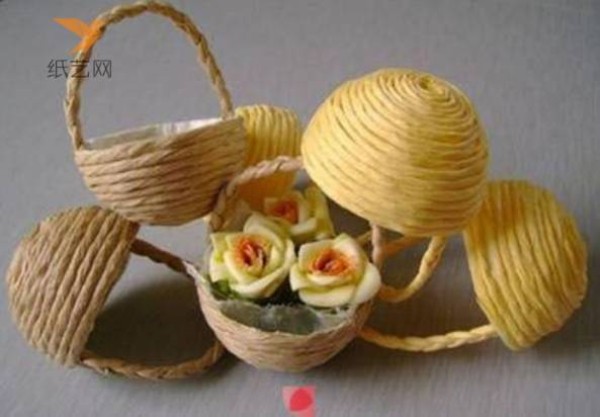 Weaving TutorialWeaving Hemp Rope Small Flower Basket DIY Making Tutorial