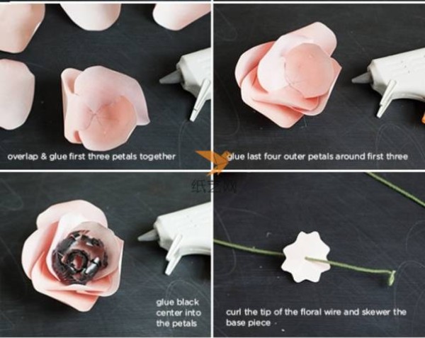 Paper Art Poppy Flower Making TutorialPaper Art Tutorial