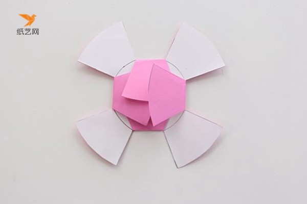 Full paper flower making tutorial illustrations