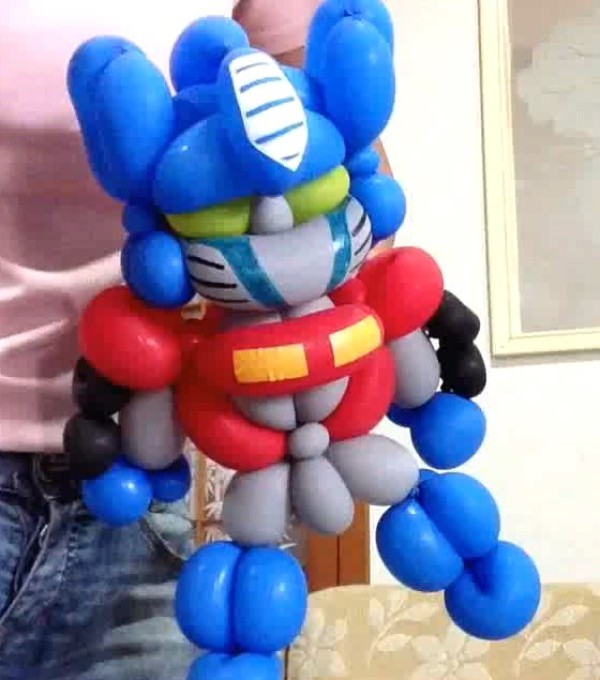 Transformers magic balloon shape hand-making tutorial