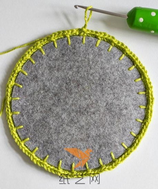 Small and fresh crochet lace coaster making tutorial