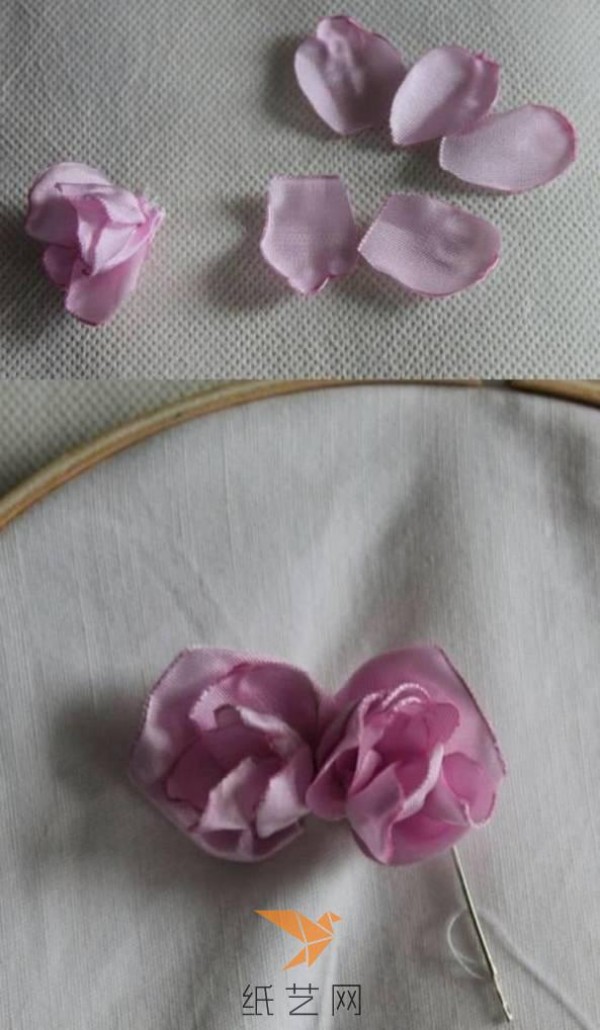 Fabric art peony flower making tutorial fabric art tutorial