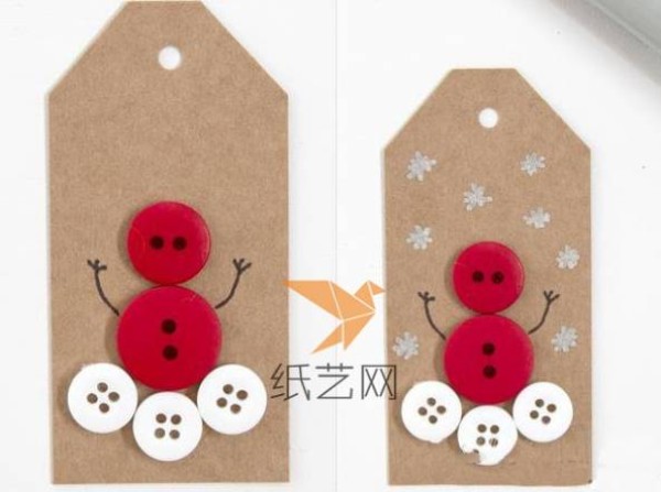 Cute handmade Christmas gift wrapping decorative card DIY tutorial