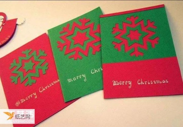 A collection of pictures of handmade and creative Christmas greeting cards